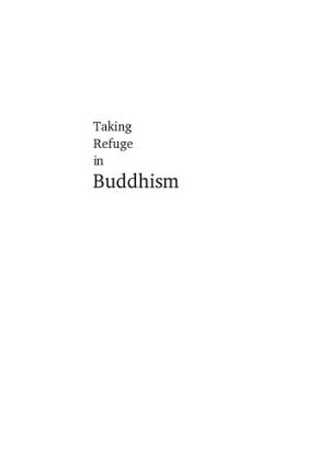 Taking Refuge in Buddhism